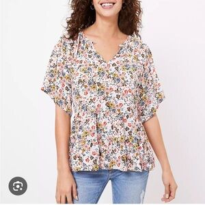 LOFT Maternity Blouse L